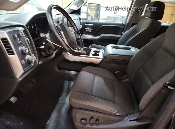 1GC1KSEGXKF235747 2019 CHEVROLET SILVERADO Черный Вид салона спереди