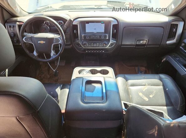 1GC1KTEY5KF209006 2019 CHEVROLET SILVERADO White Widok deski rozdzielczej