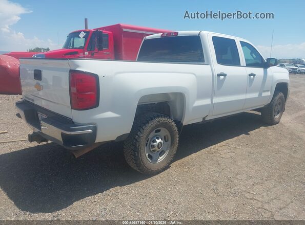 1GC1KUEG0JF279587 2018 CHEVROLET SILVERADO White Tył prawy