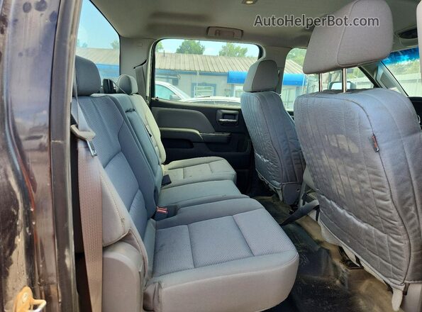 1GC1KUEG2GF186918 2016 CHEVROLET SILVERADO Black Vista de los asientos traseros