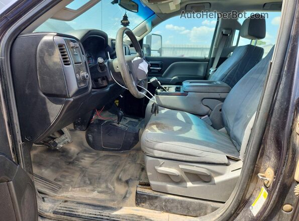 1GC1KUEG2GF186918 2016 CHEVROLET SILVERADO Black Vista interior delantera