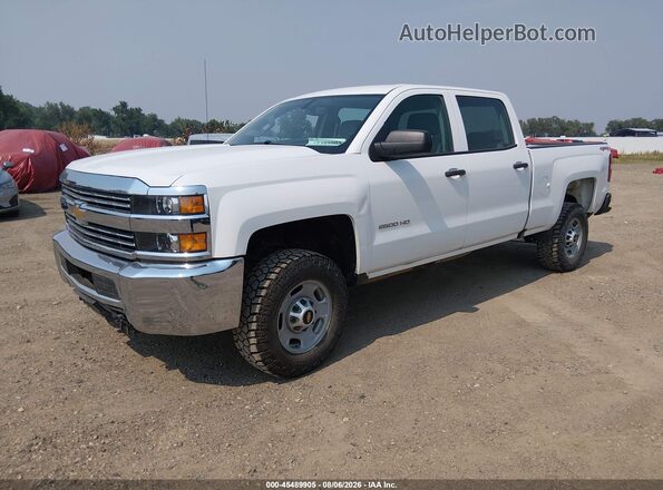 1GC1KUEG2HF204545 2017 CHEVROLET SILVERADO White Przód lewy
