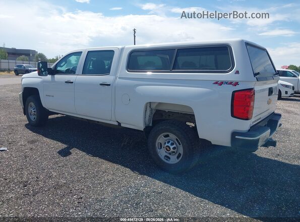 1GC1KUEG2JF257753 2018 CHEVROLET SILVERADO Белый Задняя левая четверть