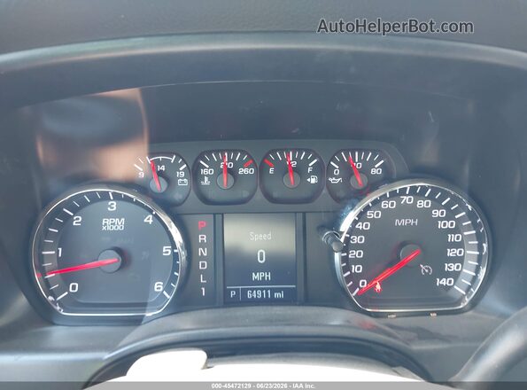1GC1KUEG2JF257753 2018 CHEVROLET SILVERADO Белый Вид задних сидений