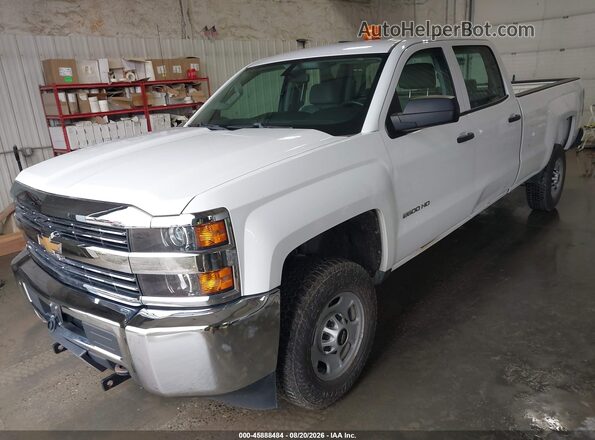 1GC1KUEG2JF260474 2018 CHEVROLET SILVERADO White Front left
