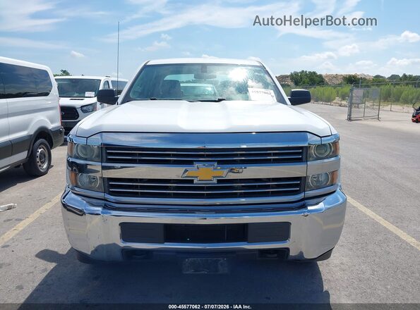 1GC1KUEG3GF200258 2016 CHEVROLET SILVERADO White Vista del cuadro de instrumentos