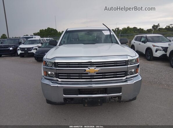 1GC1KUEG3JF245272 2018 CHEVROLET SILVERADO White წინა პანელის ხედი