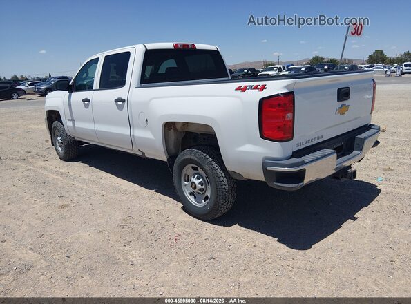 1GC1KUEG3JF258944 2018 CHEVROLET SILVERADO White Trasero izquierdo