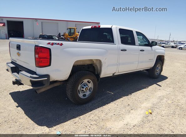 1GC1KUEG3JF258944 2018 CHEVROLET SILVERADO White Trasero derecho