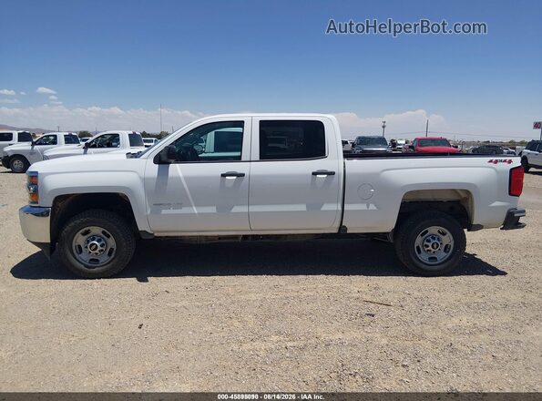 1GC1KUEG3JF258944 2018 CHEVROLET SILVERADO White Vista interior trasera