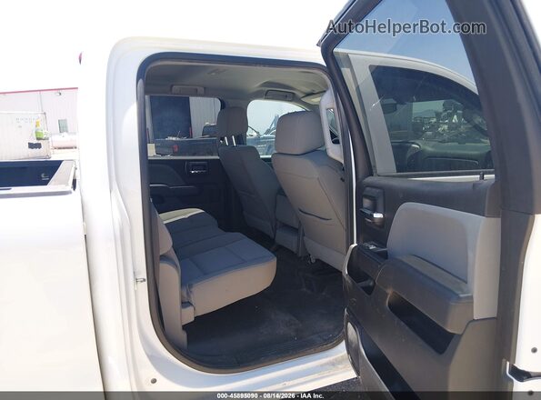 1GC1KUEG3JF258944 2018 CHEVROLET SILVERADO White Vista de la etiqueta del VIN