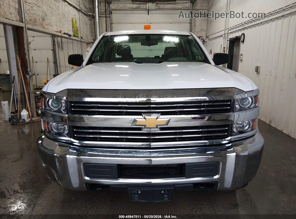 1GC1KUEG4JF256183 2018 CHEVROLET SILVERADO White Սարքավորումների վահանակի տեսք