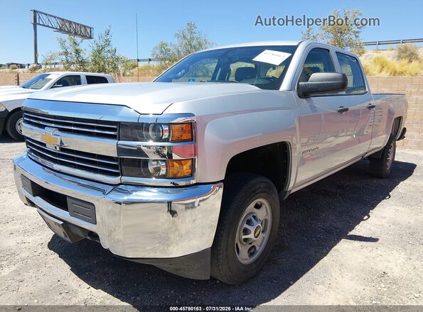 1GC1KUEG5JF234970 2018 CHEVROLET SILVERADO Silver Front left