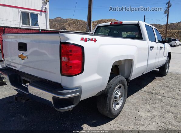 1GC1KUEG5JF236315 2018 CHEVROLET SILVERADO White Задня права чверть