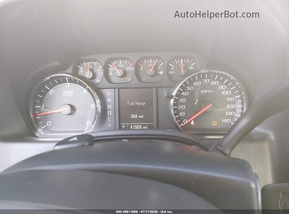 1GC1KUEG5JF258489 2018 CHEVROLET SILVERADO White უკანა სავარძლების ხედი