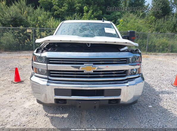 1GC1KUEG6HF199558 2017 CHEVROLET SILVERADO White ხელსაწყოთა პანელის ხედი