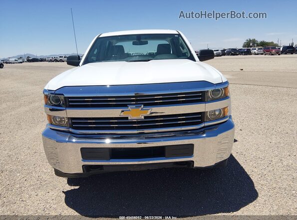 1GC1KUEG6JF257349 2018 CHEVROLET SILVERADO White ხელსაწყოთა პანელის ხედი