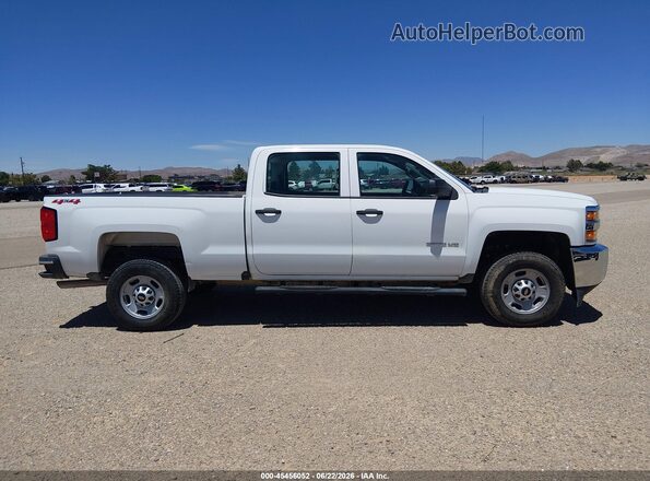 1GC1KUEG6JF257349 2018 CHEVROLET SILVERADO White უკანა სალონის ხედი