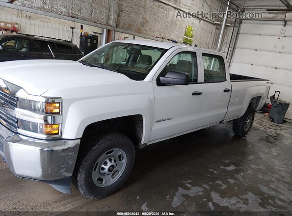 1GC1KUEG7JF256114 2018 CHEVROLET SILVERADO White Սալոնի 360 աստիճան տեսք
