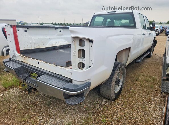 1GC1KUEG8JF221369 2018 CHEVROLET SILVERADO White Tył prawy