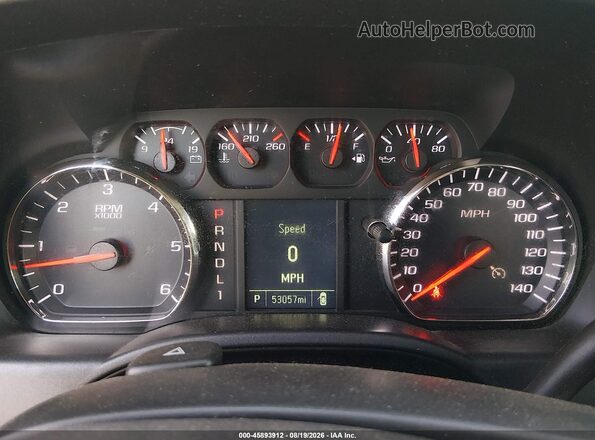 1GC1KUEG9HF218880 2017 CHEVROLET SILVERADO White Widok tylnych siedzeń