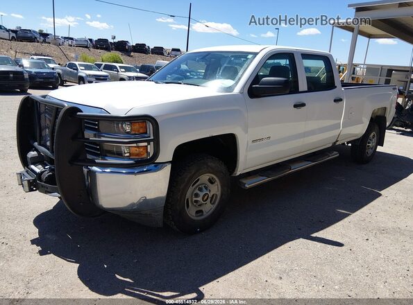 1GC1KUEGXGF201505 2016 CHEVROLET SILVERADO Белый Передняя левая четверть