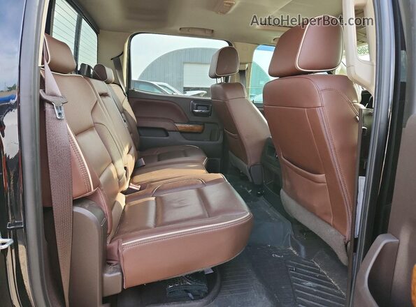 1GC1KUEY4KF136202 2019 CHEVROLET SILVERADO Black Вид задніх сидінь