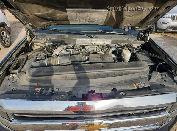 1GC1KUEY4KF136202 2019 CHEVROLET SILVERADO Black Вид задньої частини салону