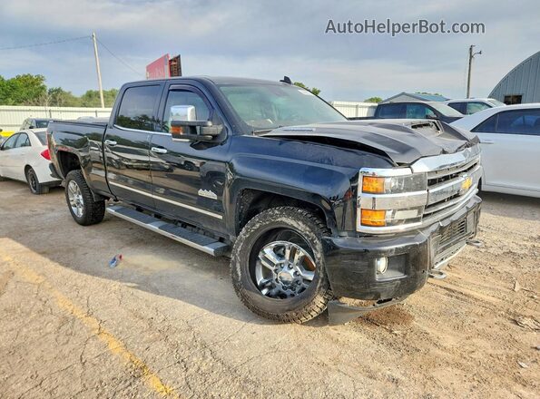 1GC1KUEY4KF136202 2019 CHEVROLET SILVERADO Black Передня права чверть