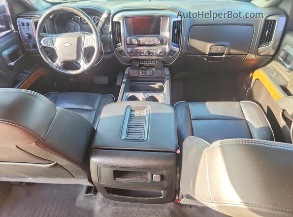 1GC1KUEY4KF220598 2019 CHEVROLET SILVERADO Black Առջևի վահանակի տեսք