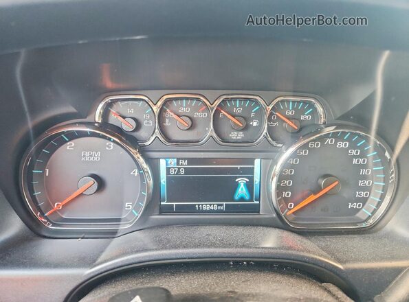 1GC1KUEY4KF220598 2019 CHEVROLET SILVERADO Black Սարքավորումների վահանակի տեսք