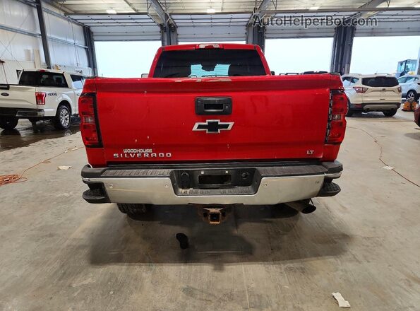 1GC1KVEG3JF178260 2018 CHEVROLET SILVERADO Red Вид ззаду