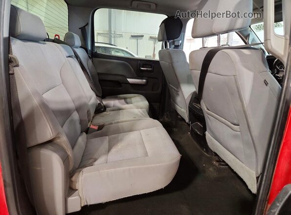 1GC1KVEG3JF178260 2018 CHEVROLET SILVERADO Red Вид задніх сидінь