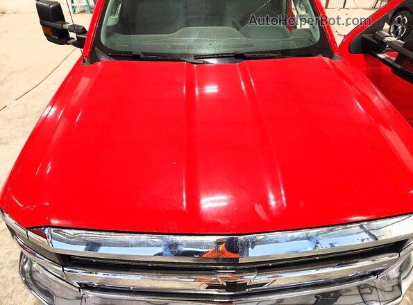 1GC1KVEG3JF178260 2018 CHEVROLET SILVERADO Red Вид задньої частини салону