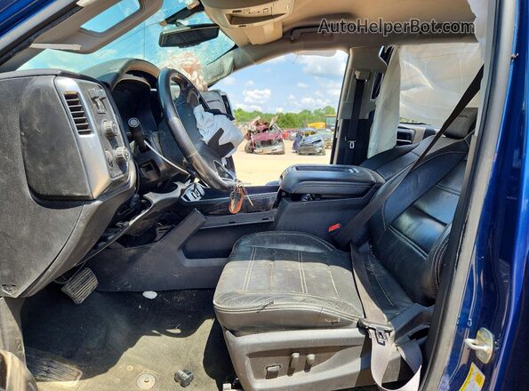 1GC1KVEG6HF103336 2017 CHEVROLET SILVERADO Blue Widok wnętrza z przodu