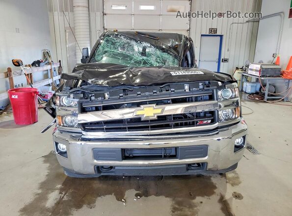 1GC1KVEG6JF144376 2018 CHEVROLET SILVERADO Черный Вид спереди