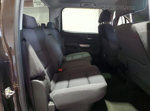 1GC1KVEG6JF144376 2018 CHEVROLET SILVERADO Черный Вид задних сидений