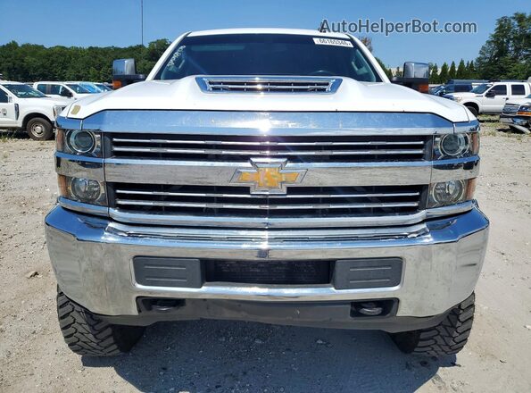 1GC1KVEY2JF199657 2018 CHEVROLET SILVERADO Белый Вид спереди