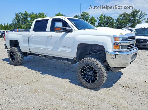1GC1KVEY2JF199657 2018 CHEVROLET SILVERADO Белый Передняя правая четверть
