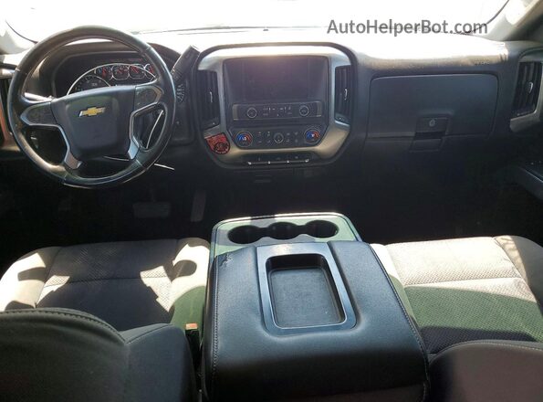 1GC1KVEY2JF199657 2018 CHEVROLET SILVERADO Белый Вид панели приборов
