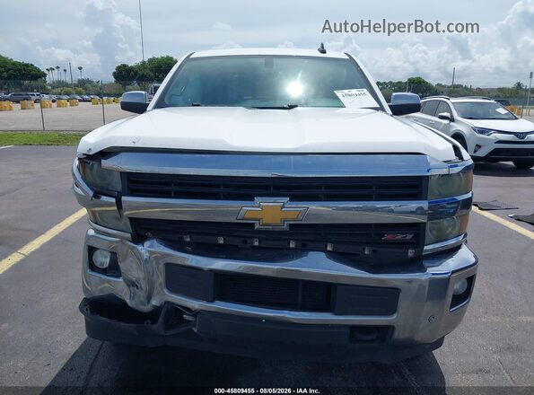 1GC1KWE80GF182435 2016 CHEVROLET SILVERADO White Widok zestawu wskaźników