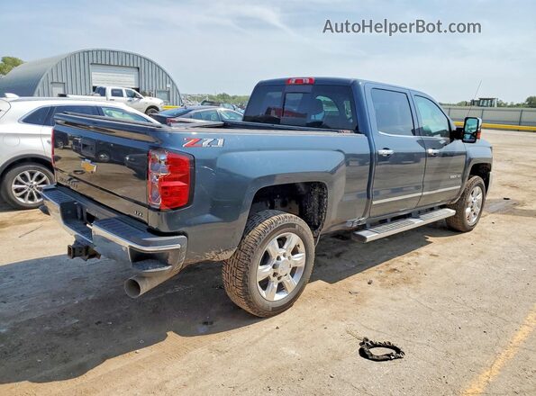 1GC1KWEY1JF140850 2018 CHEVROLET SILVERADO Gray Trasero derecho