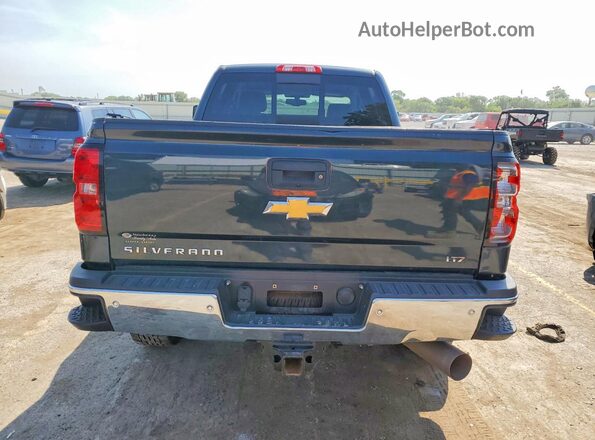 1GC1KWEY1JF140850 2018 CHEVROLET SILVERADO Gray Vista interior delantera