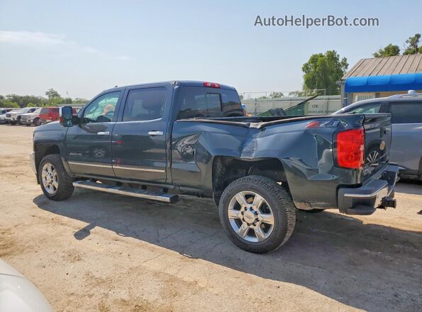 1GC1KWEY1JF140850 2018 CHEVROLET SILVERADO Gray Trasero izquierdo