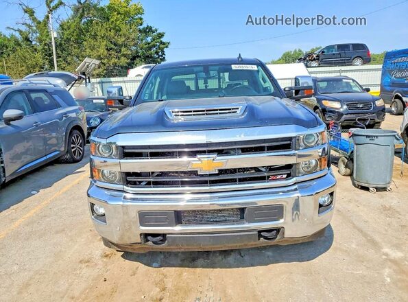 1GC1KWEY1JF140850 2018 CHEVROLET SILVERADO Gray Vista trasera