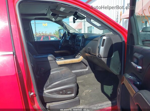 1GC1KWEY1JF218026 2018 CHEVROLET SILVERADO Red Vista interior delantera
