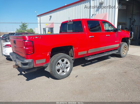 1GC1KWEY1JF218026 2018 CHEVROLET SILVERADO Red Trasero derecho
