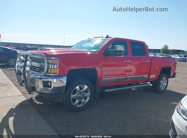 1GC1KWEY1JF218026 2018 CHEVROLET SILVERADO Red Vista interior de 360 grados