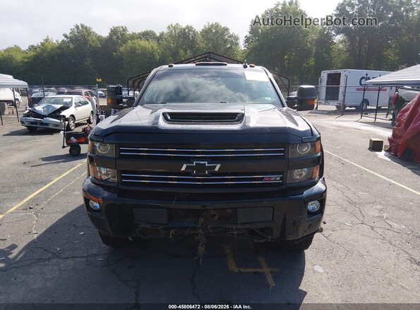1GC1KWEY3JF180587 2018 CHEVROLET SILVERADO Black Widok zestawu wskaźników