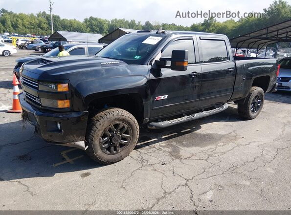 1GC1KWEY3JF180587 2018 CHEVROLET SILVERADO Black Przód lewy